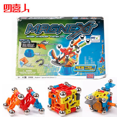 美高MEGA BLOKS磁力棒拼装积木HT-29901 20件益智玩具的无限创造乐趣
